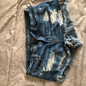 2 pairs of jean shorts, each are $18 a piece